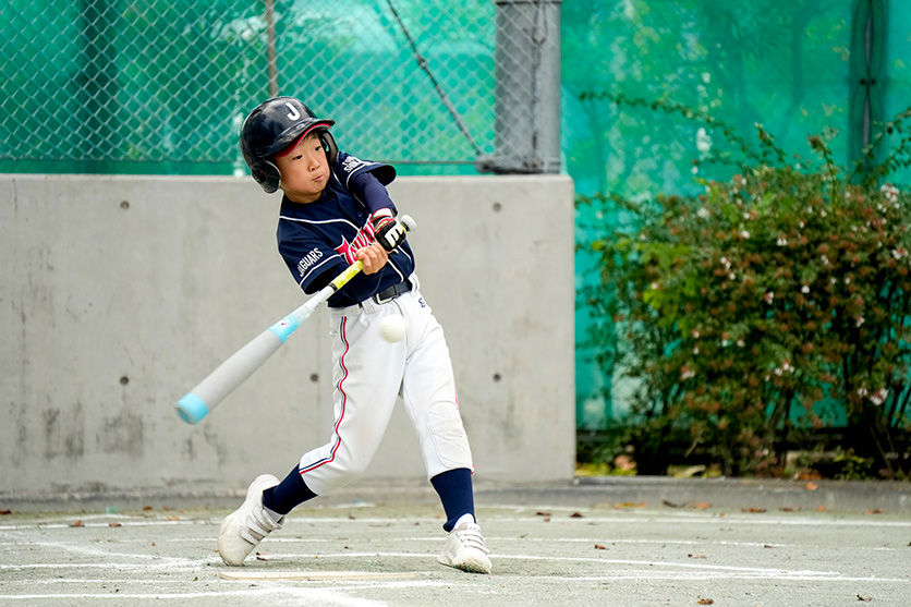 Batter's swing