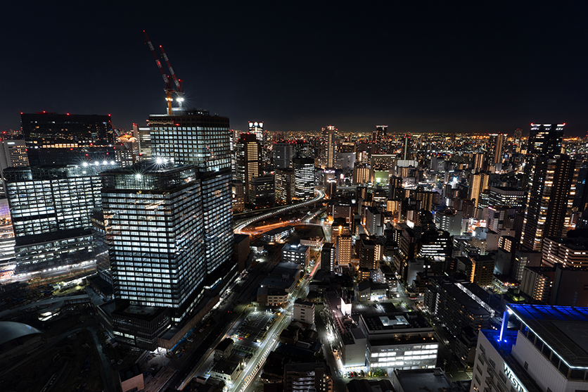 City building nightscapes