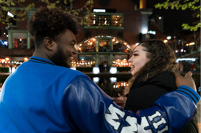 Nighttime portraits