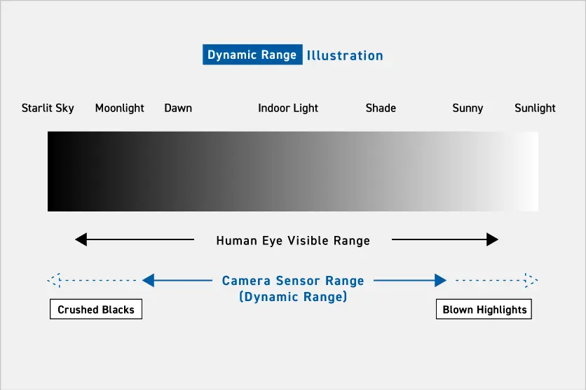 What is dynamic range?