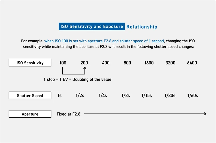 What is ISO sensitivity?