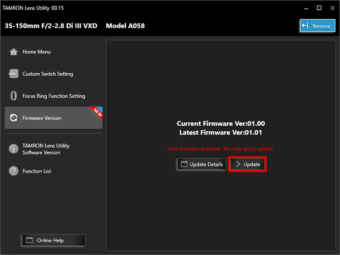 Firmware Update Procedures