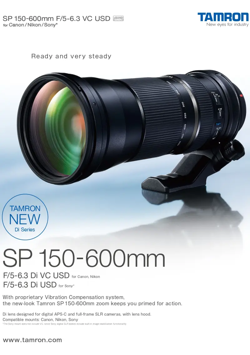 SP 150-600mm F/5-6.3 Di VC USD (Model A011) | Videos | Lenses | TAMRON