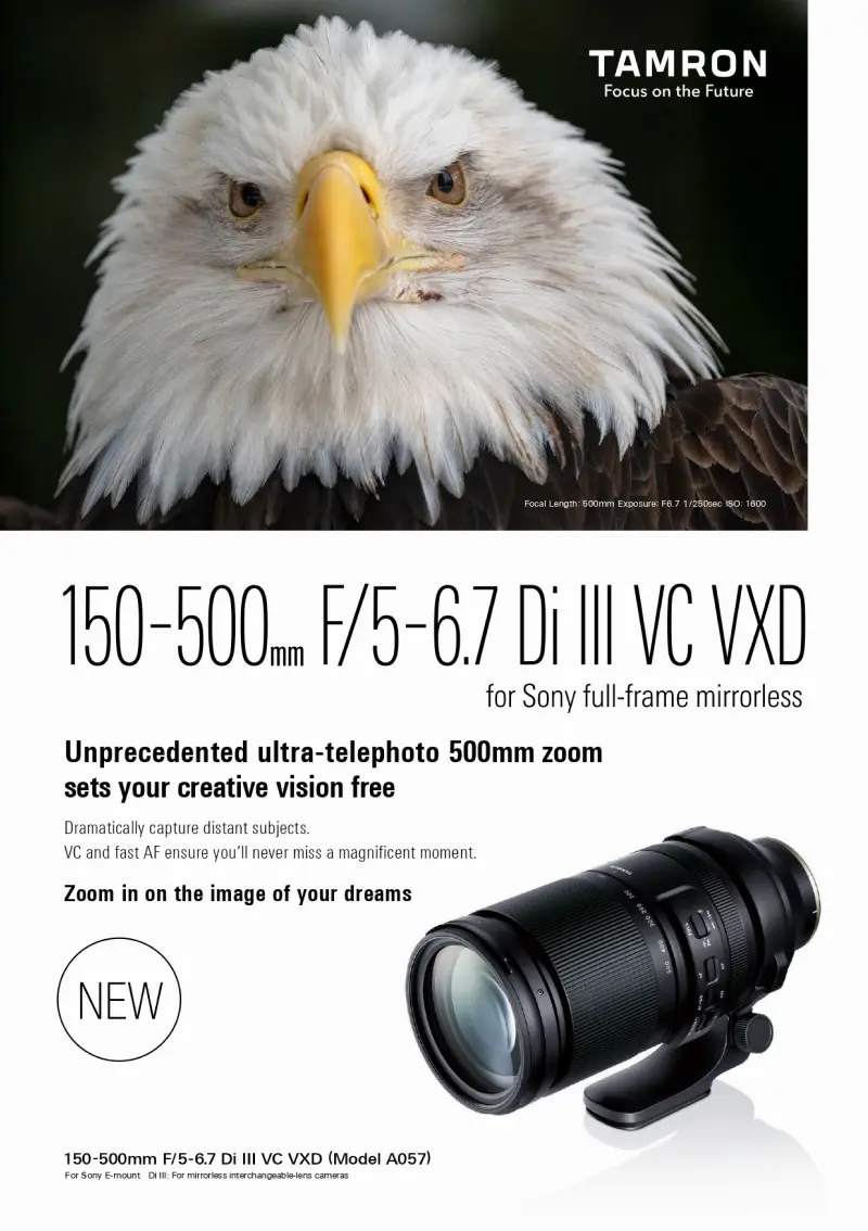 150-500mm F/5-6.7 Di III VC VXD (Model A057) | Lenses | TAMRON