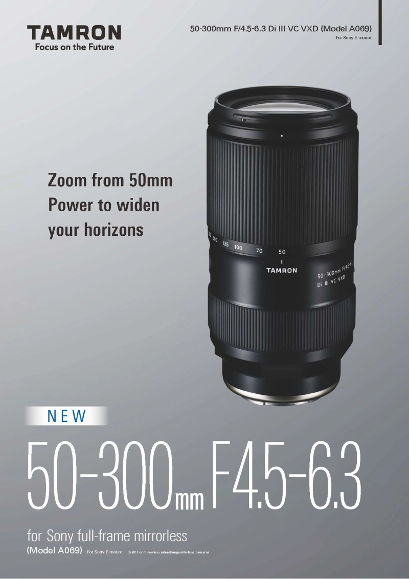 50-300mm F/4.5-6.3 Di III VC VXD